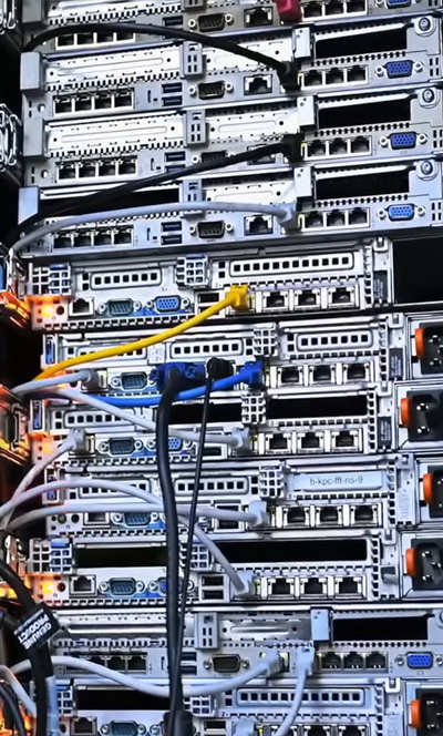 VPS Server Rack Dark
