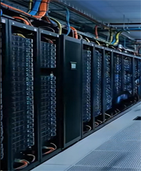 VPS Server Data Center Dark Room